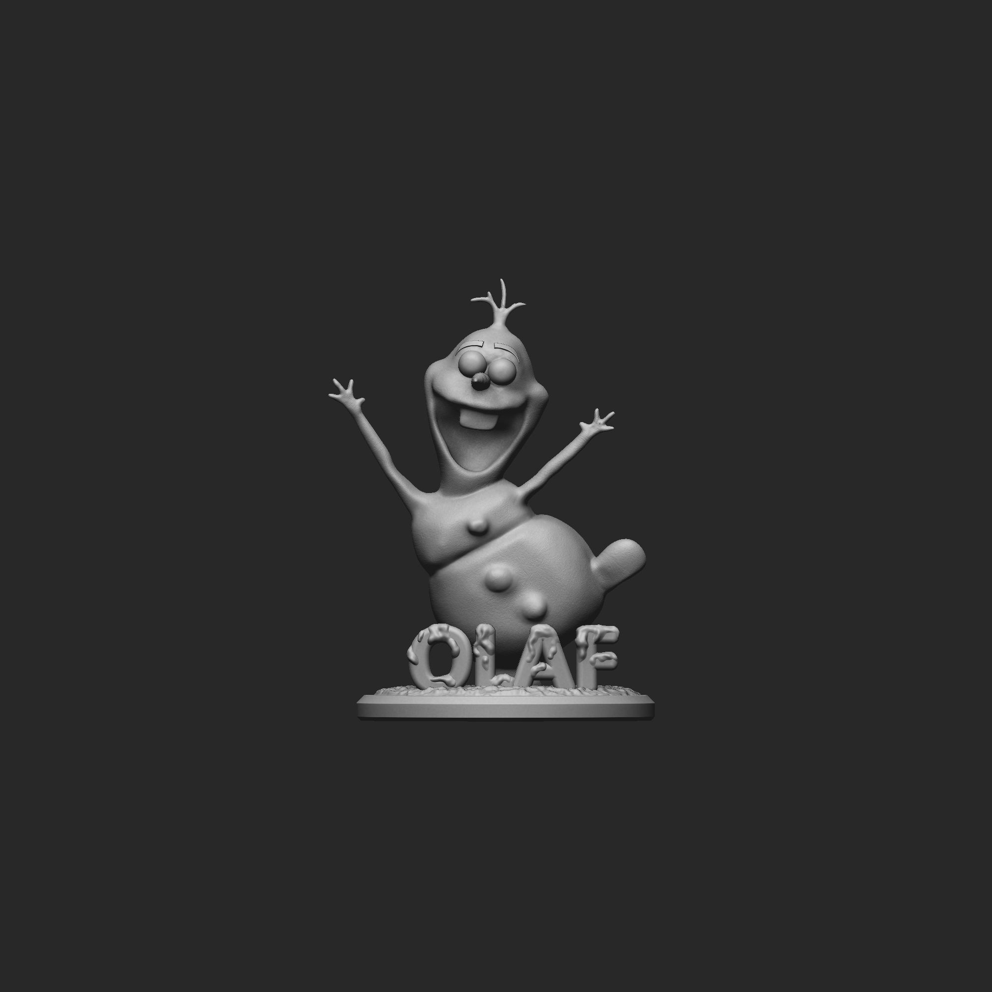 Olaf for 3dPrinting 3D print model_7