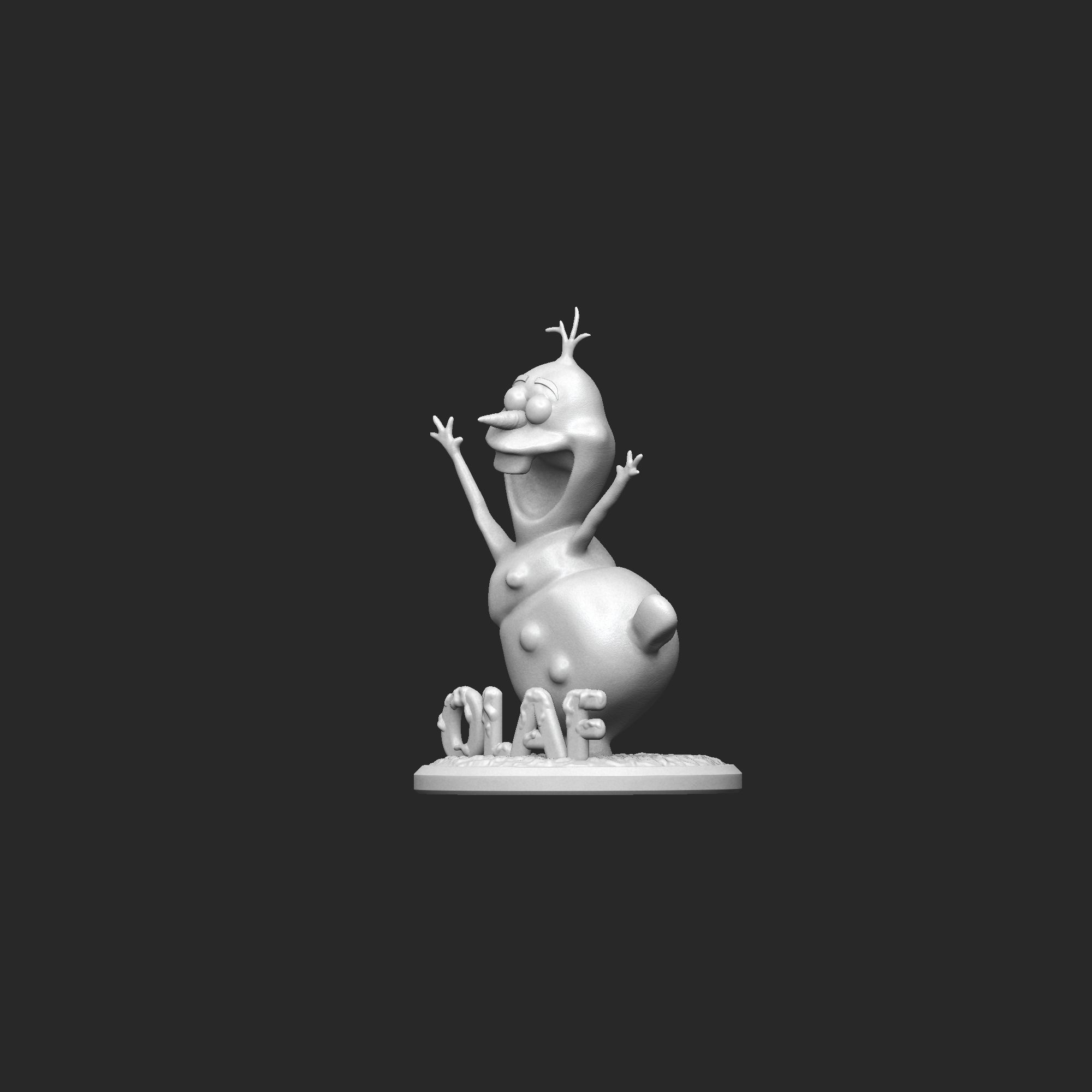 Olaf for 3dPrinting 3D print model_5