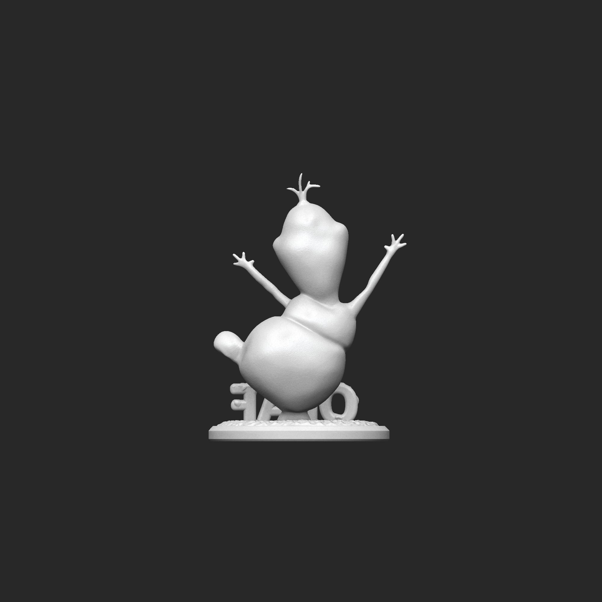 Olaf for 3dPrinting 3D print model_3
