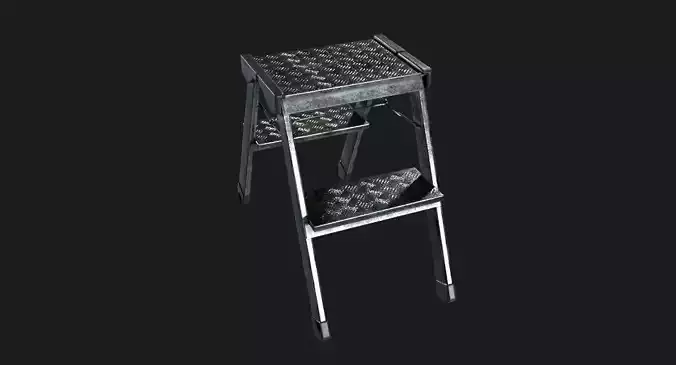 Stepladder metal step stool