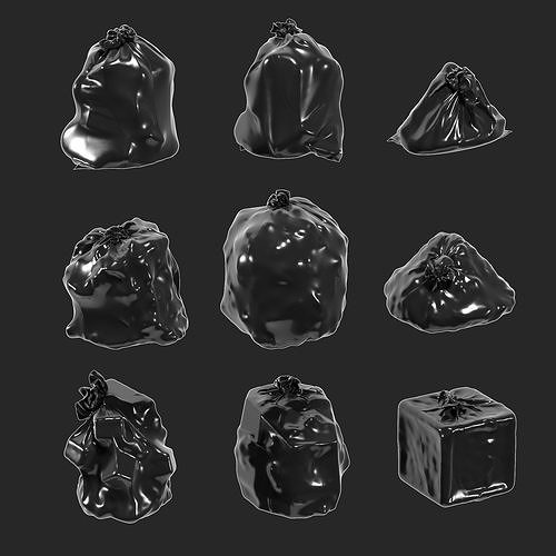 Bin bag 3D model