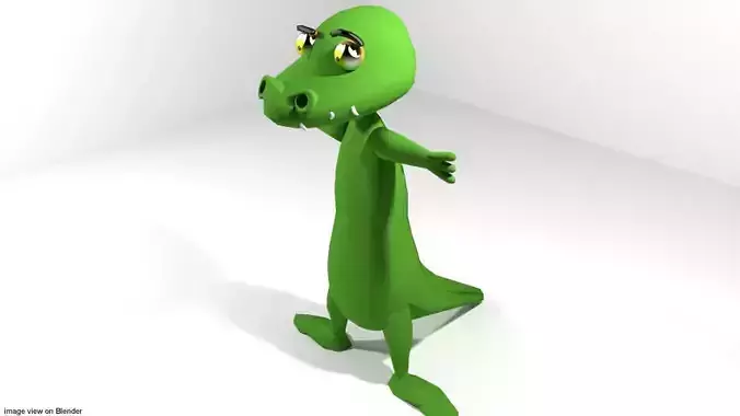 Cartoon Animal Crocodile