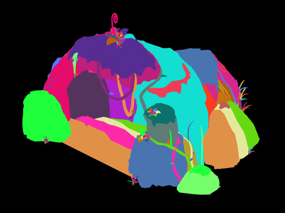 Stone Yunmengze - Cave 21 3D model_3