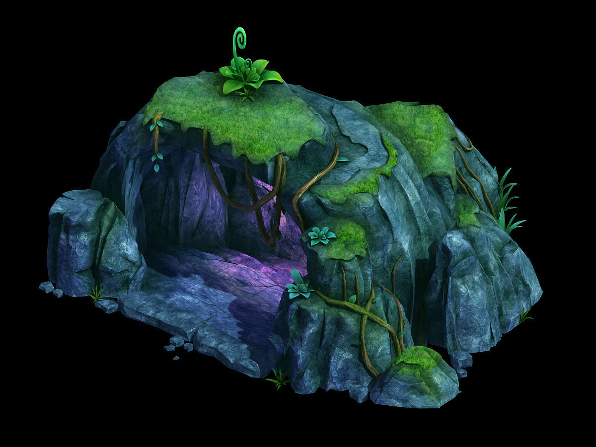 Stone Yunmengze - Cave 21 3D model_1