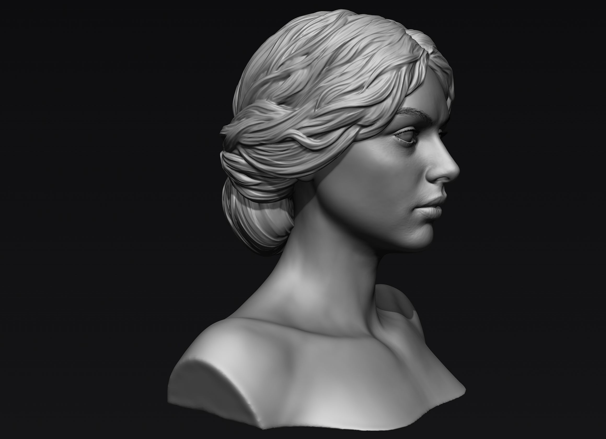 Hair 23 3D model_12