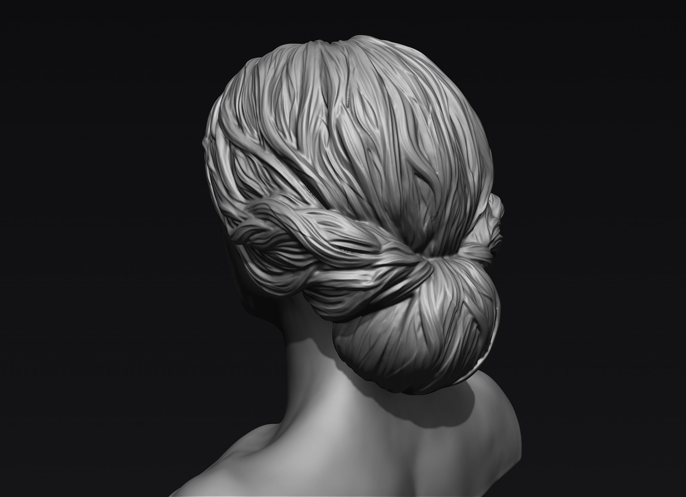Hair 23 3D model_5