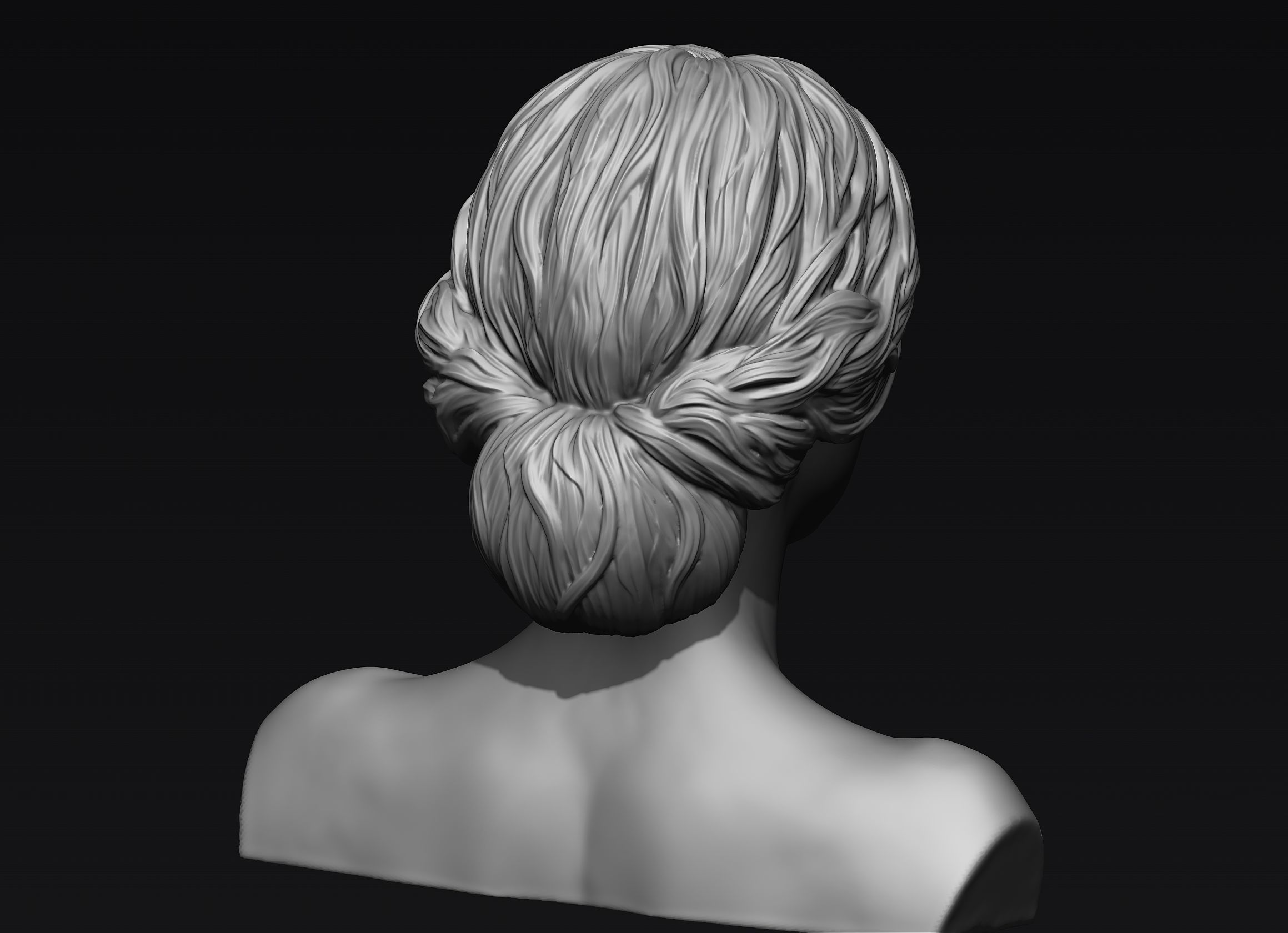 Hair 23 3D model_3