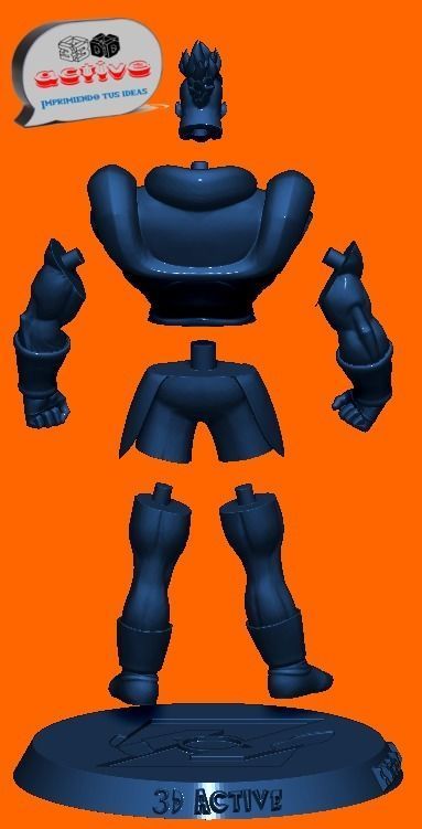 Dragon Ball Z - Android No 16 3D print model_5