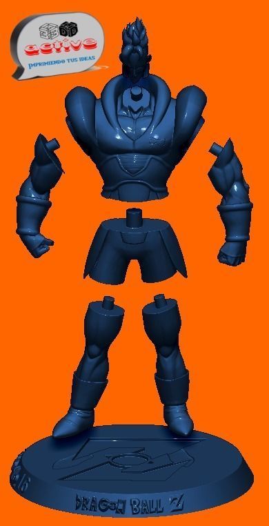 Dragon Ball Z - Android No 16 3D print model_4