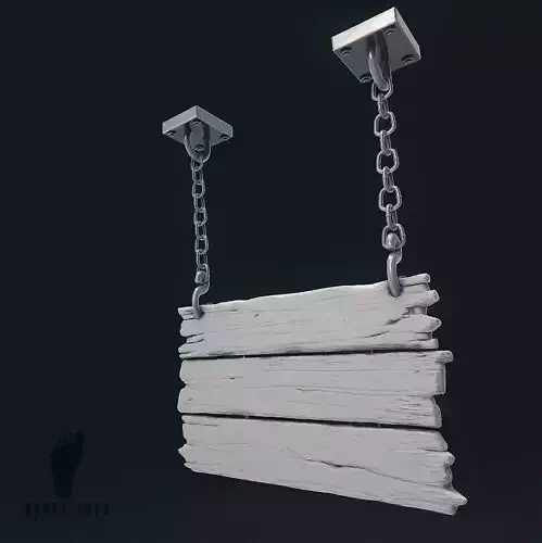 3-Tier Hanging Wooden Sign 