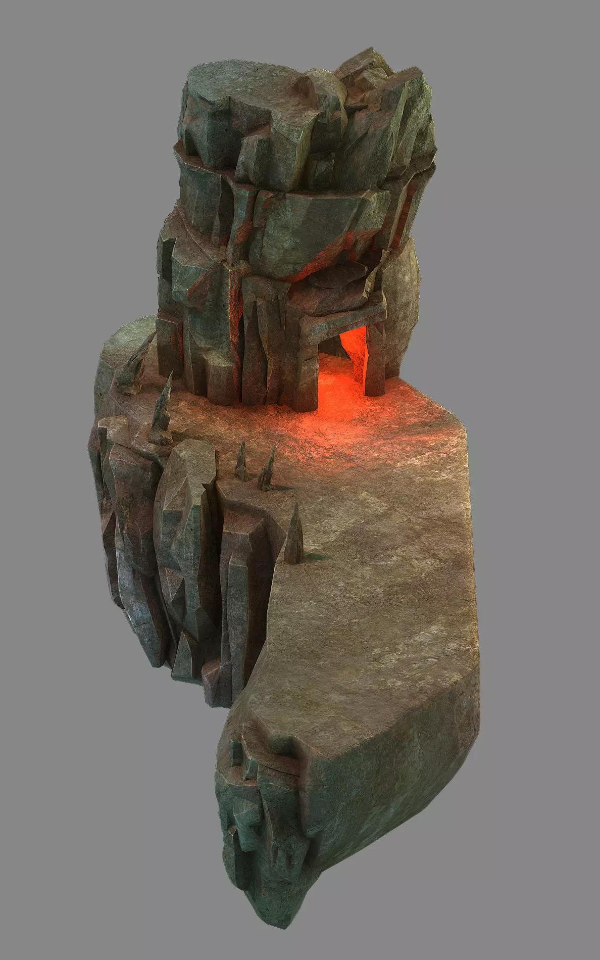 Stone Fallen Land - BOSS Area Cliff 1 3D model