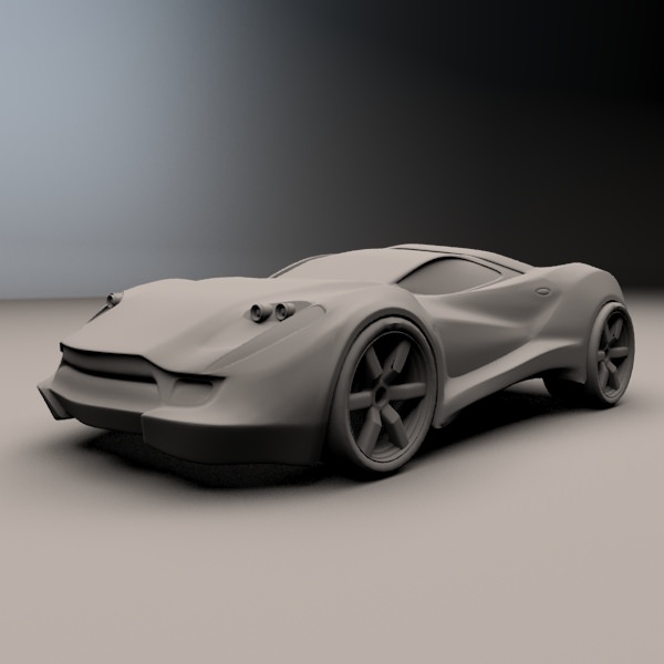 Coupeo Concept Sports Car 3D model_5