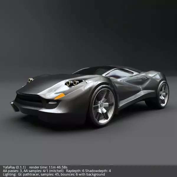 Coupeo Concept Sports Car 3D model_0