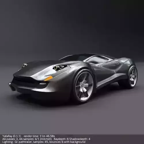 Coupeo Concept Sports Car 3D model