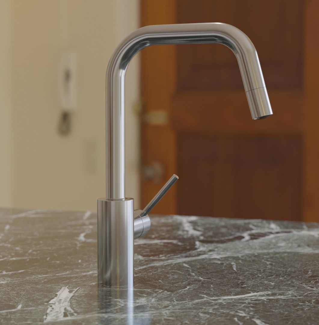ALMAREN Kitchen Faucet Free 3D model_1