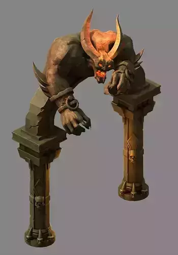 Stone Funeral Place - Sculpture