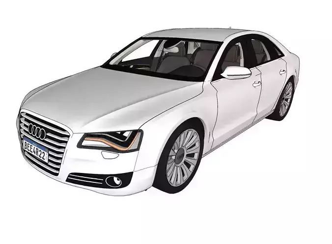 Audi A8 D4 car for games