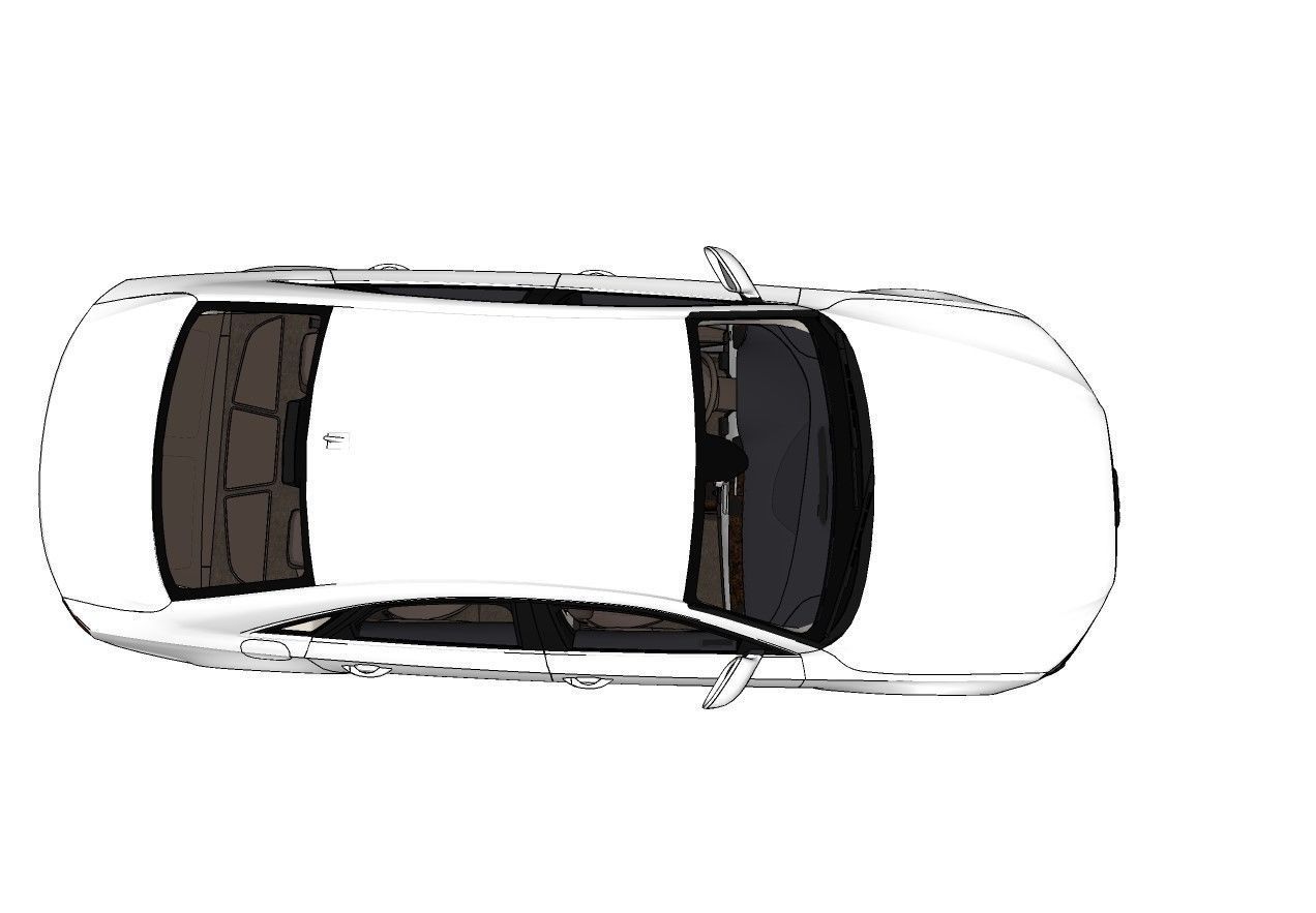 Audi A8 D4 car for games Low-poly 3D model_4