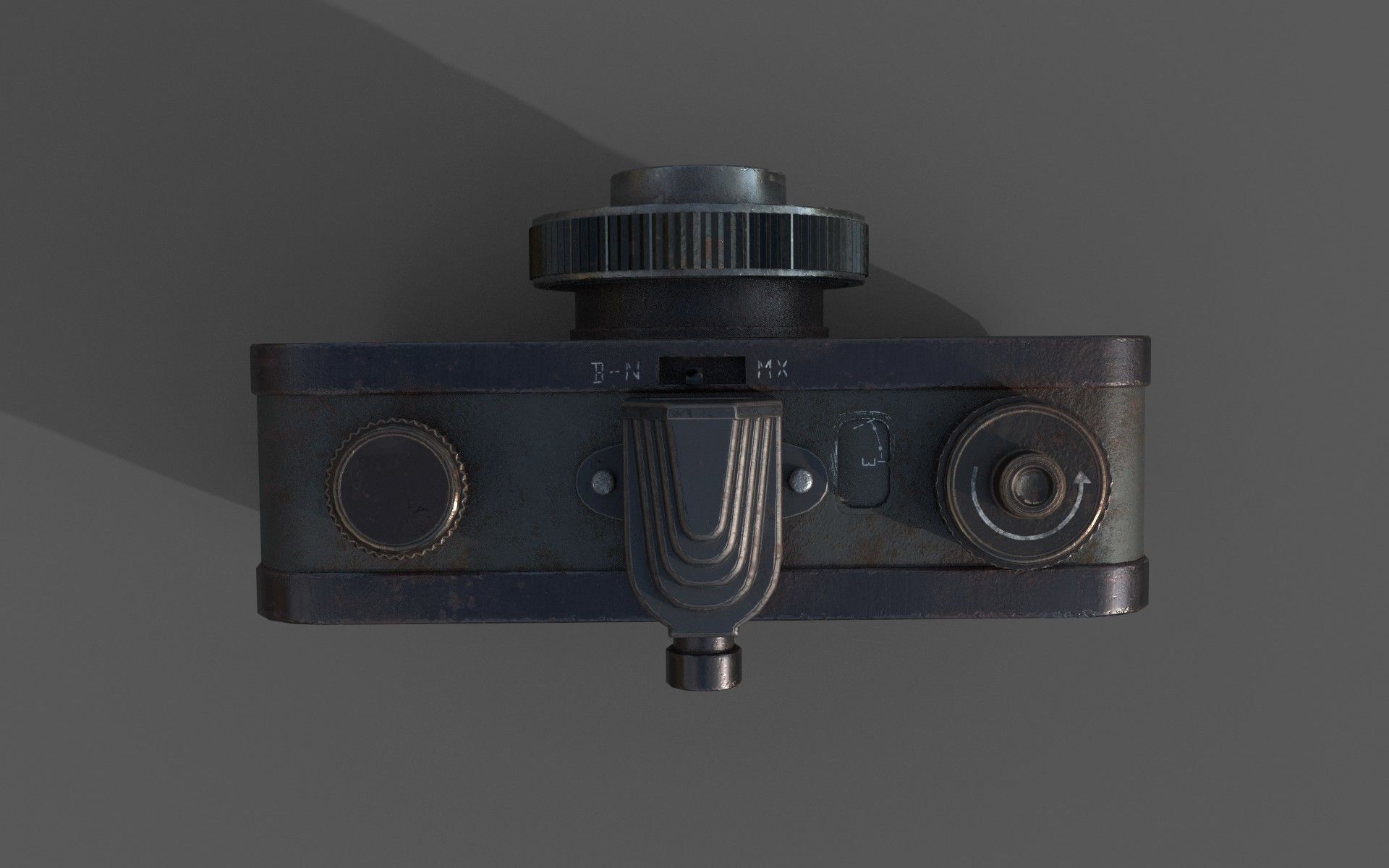 Camera Obscura Low-poly 3D model_7