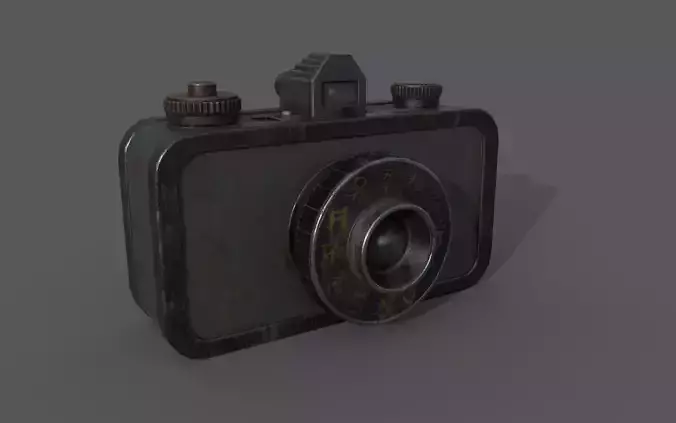 Camera Obscura Low-poly 3D model