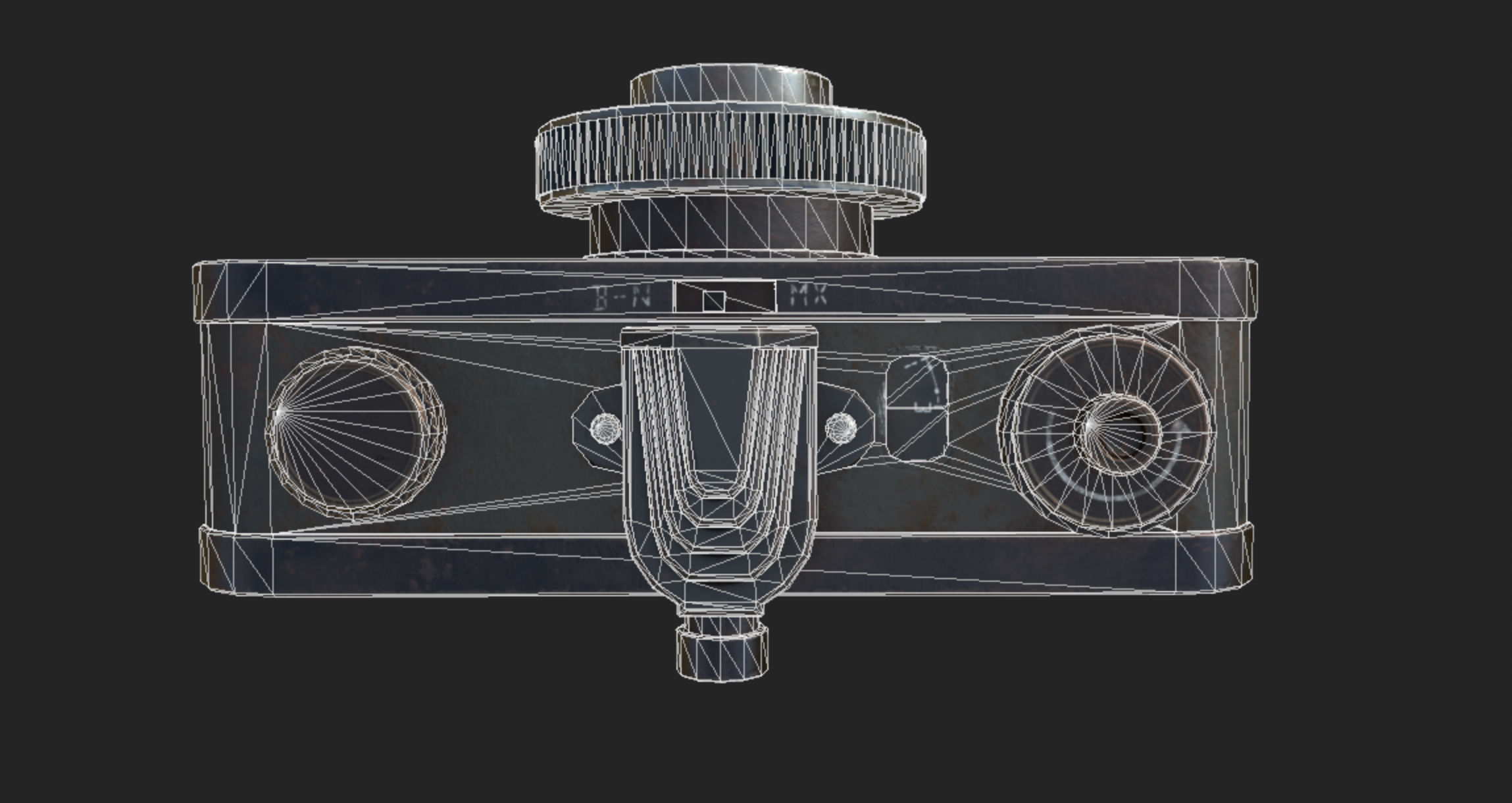 Camera Obscura Low-poly 3D model_9