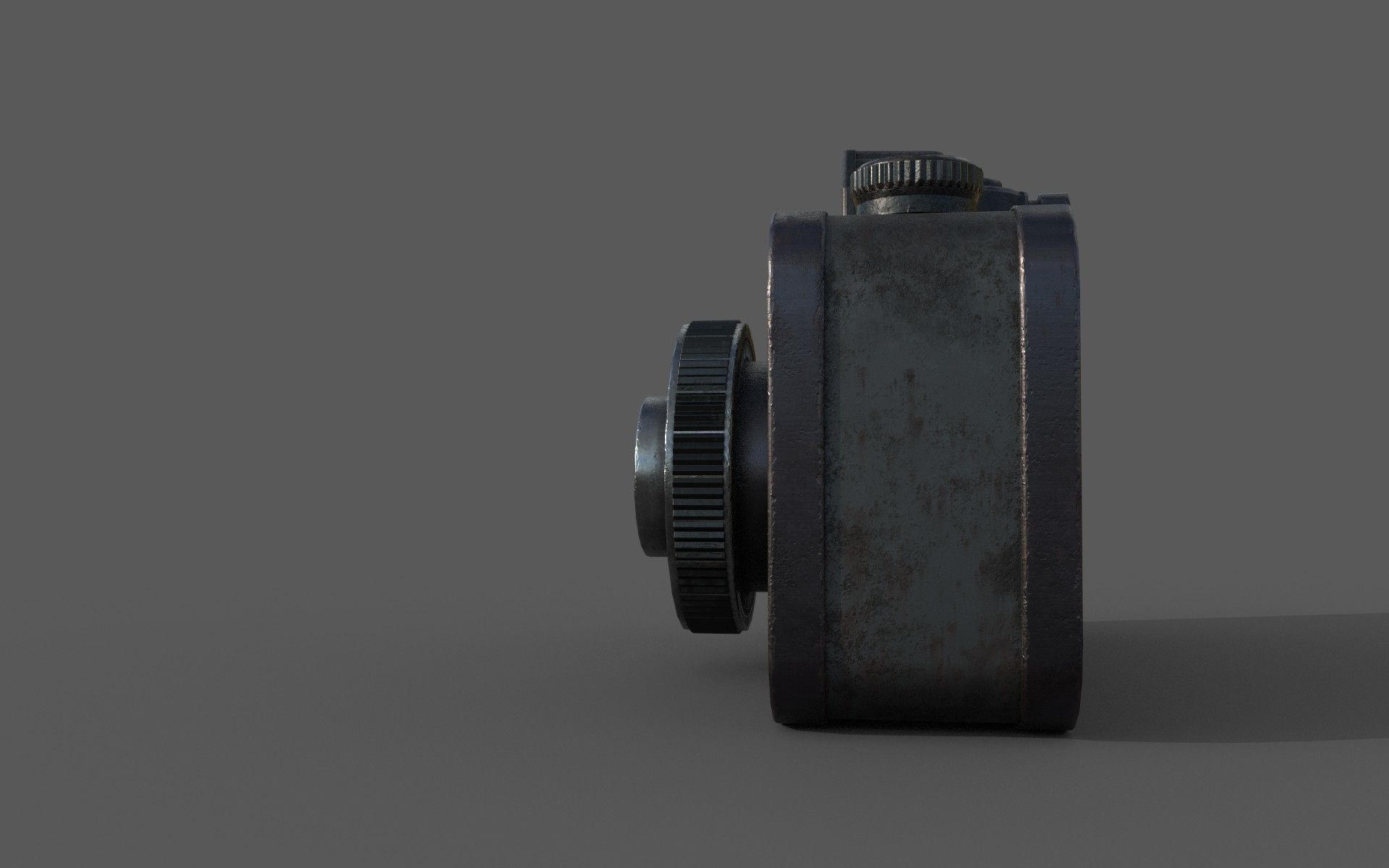 Camera Obscura Low-poly 3D model_4