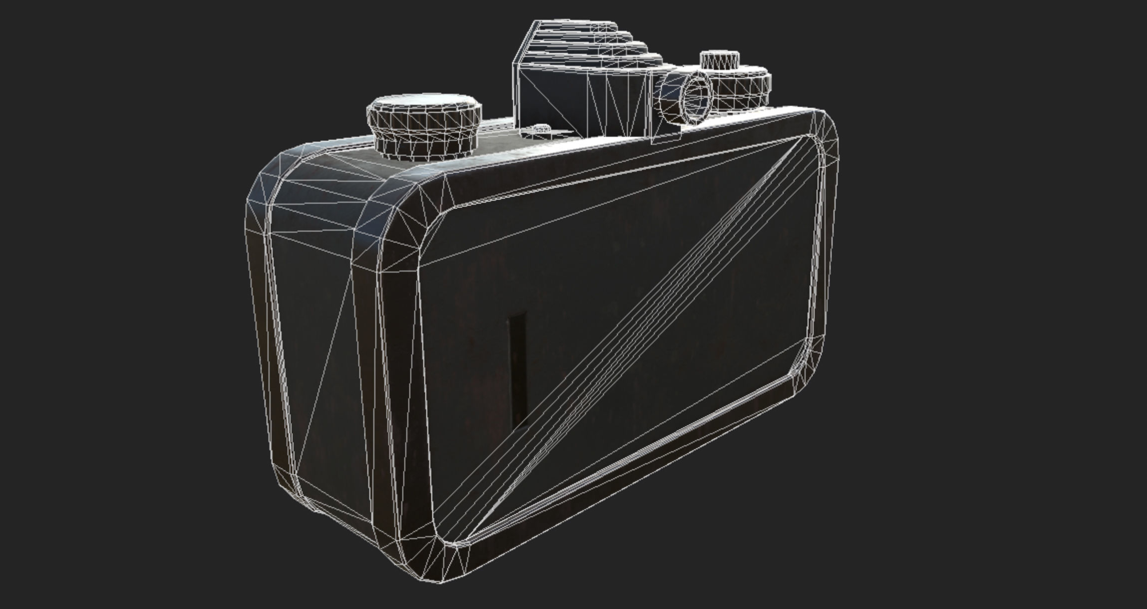 Camera Obscura Low-poly 3D model_10