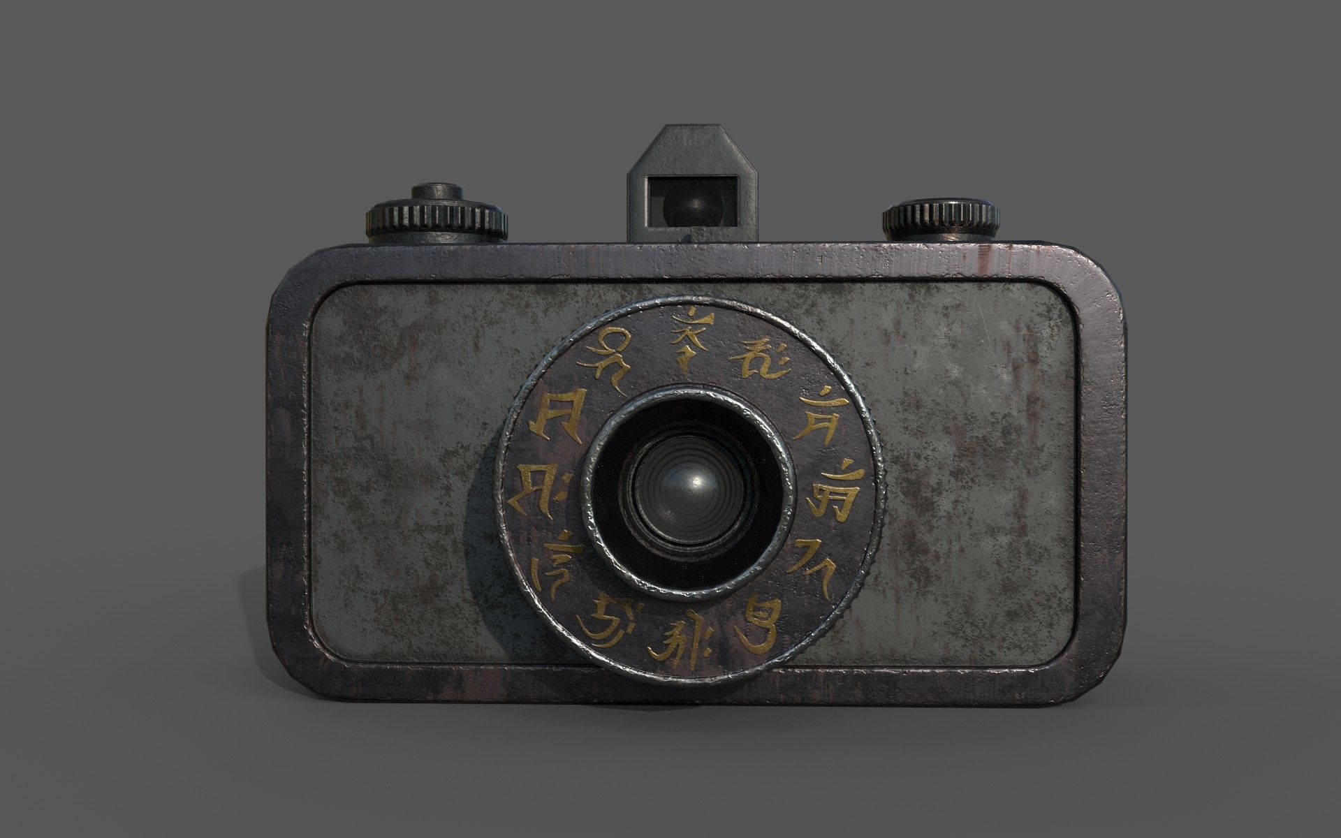 Camera Obscura Low-poly 3D model_2