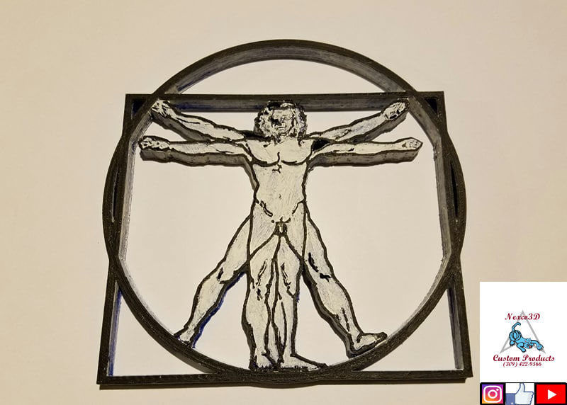 Vitruvian Man 3D model 3D printable | CGTrader
