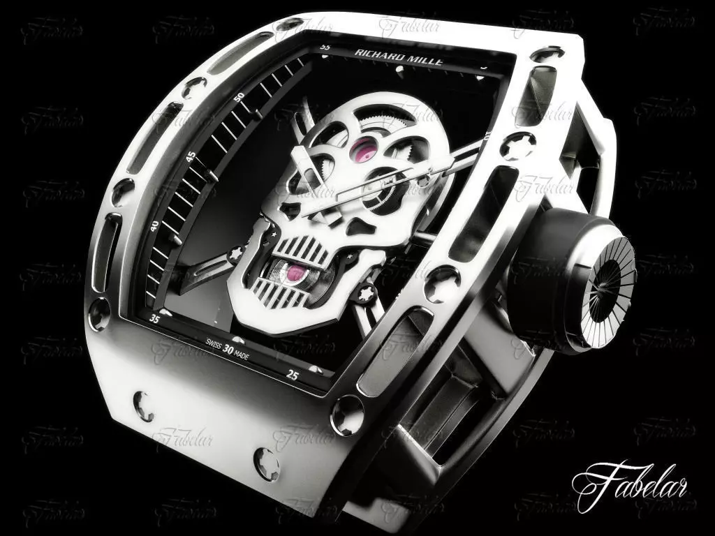Tourbillon Skull RM052 3D model_0