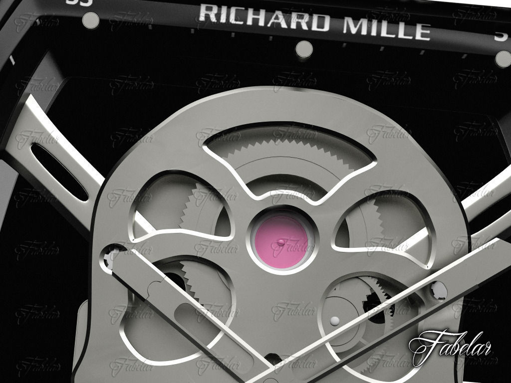 Tourbillon Skull RM052 3D model_5