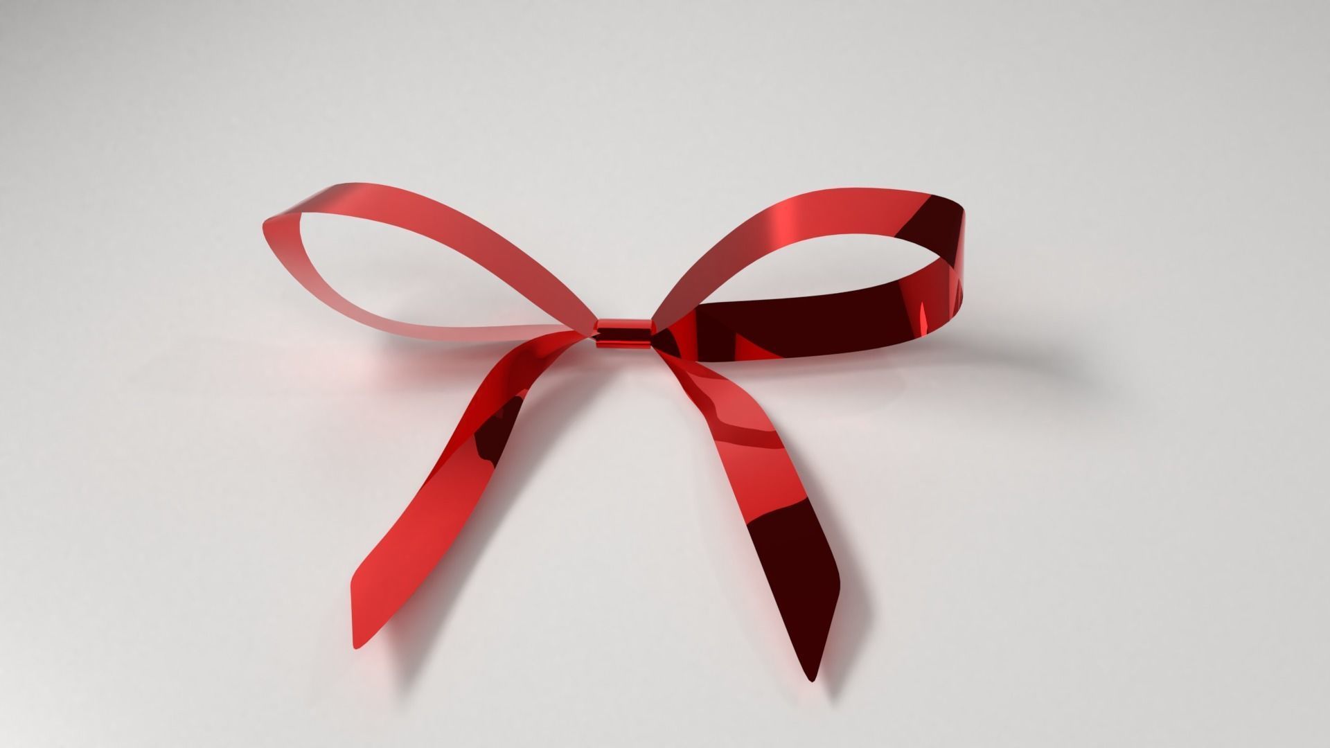 Red Ribbon 2 3D model_2