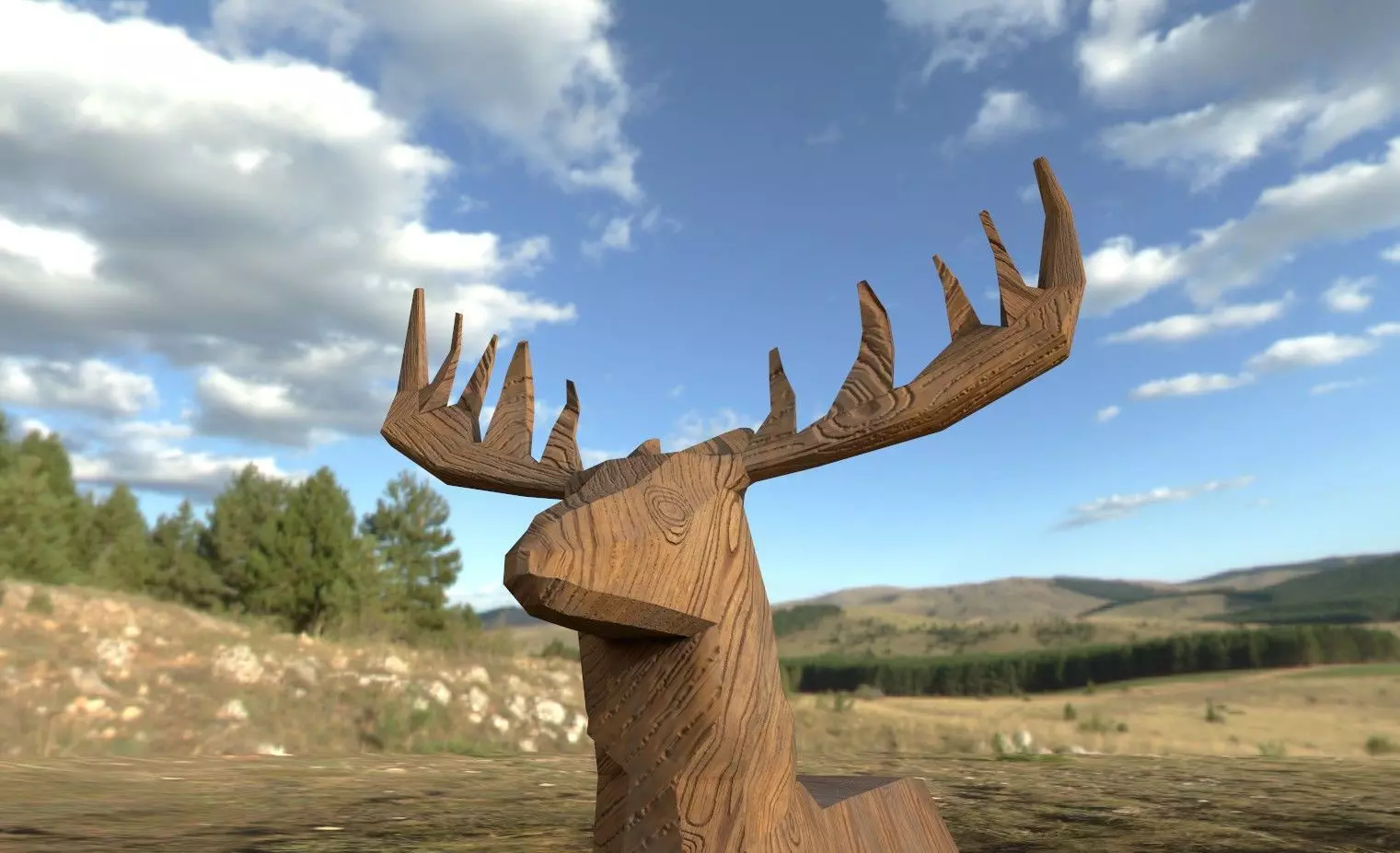 Buck Deer Free 3D model