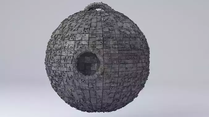 Sci-Fi Shapes - The Amulet Low-poly 3D model