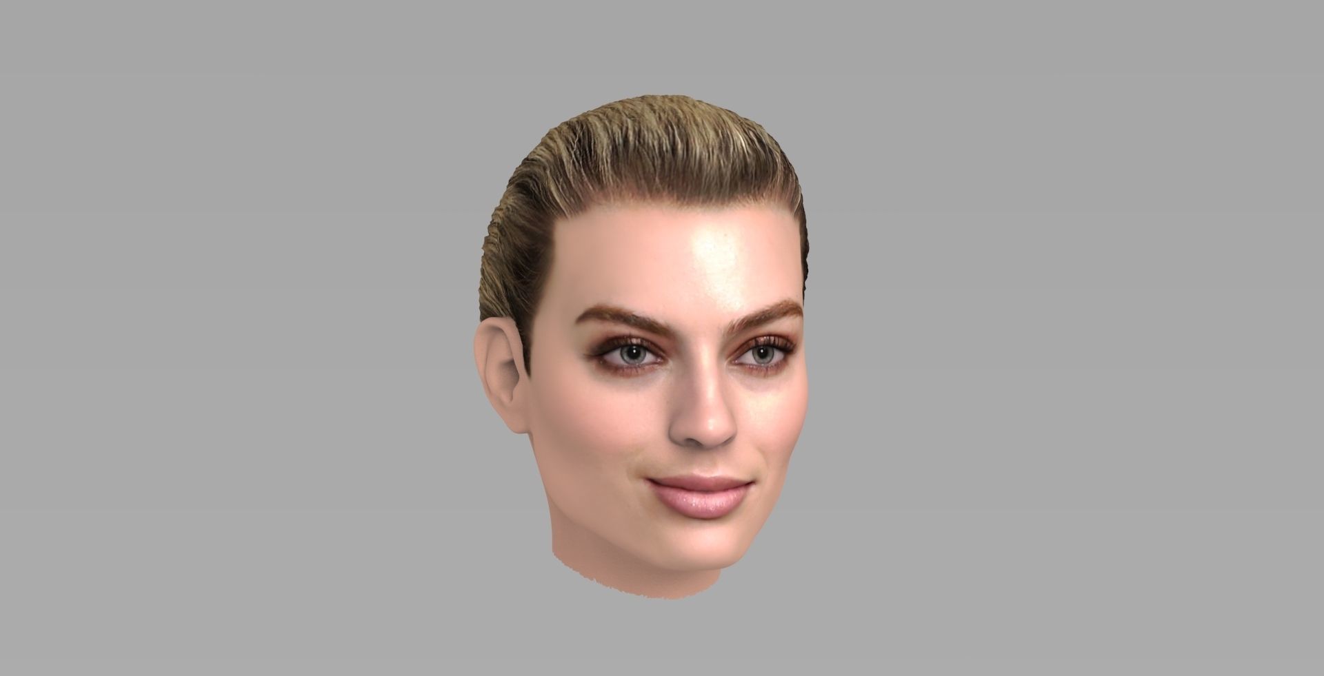Margot Robbie 3D model_9