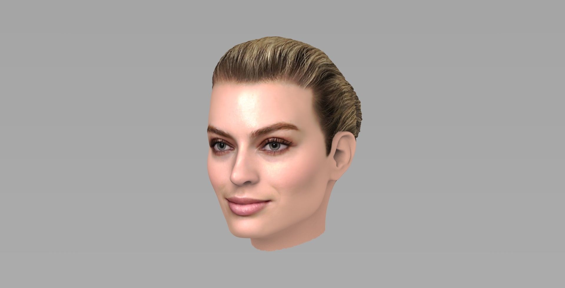 Margot Robbie 3D model_1