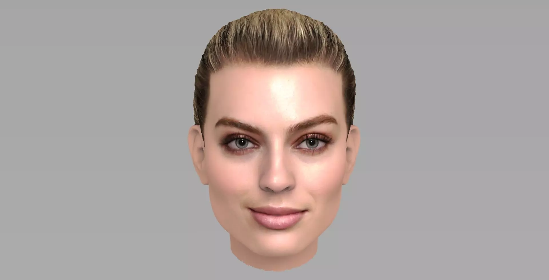 Margot Robbie 3D model_0