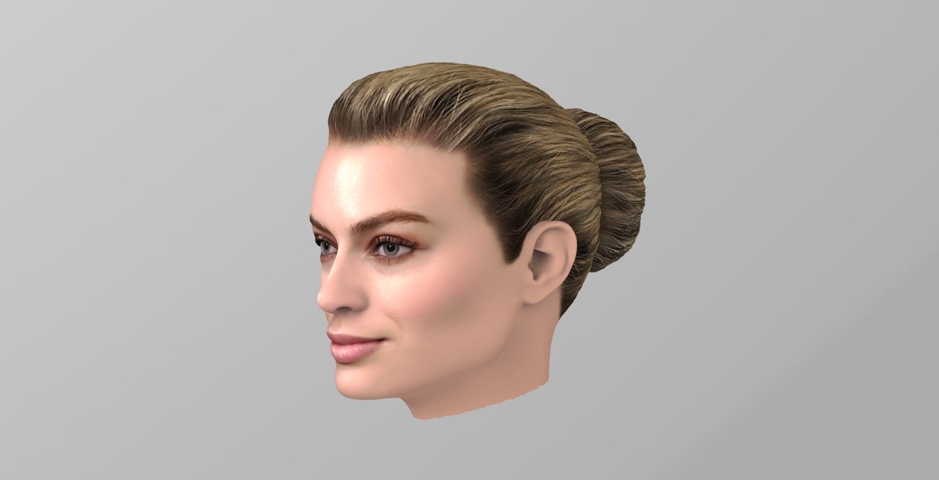 Margot Robbie 3D model_2
