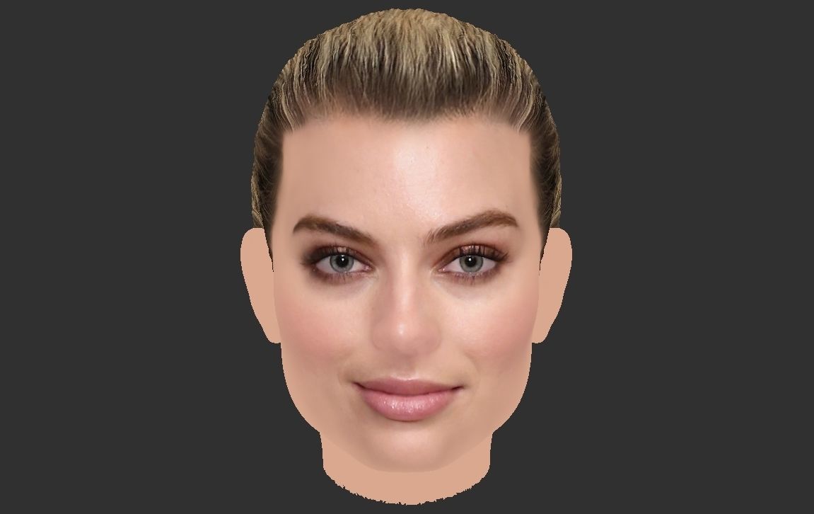 Margot Robbie 3D model_18