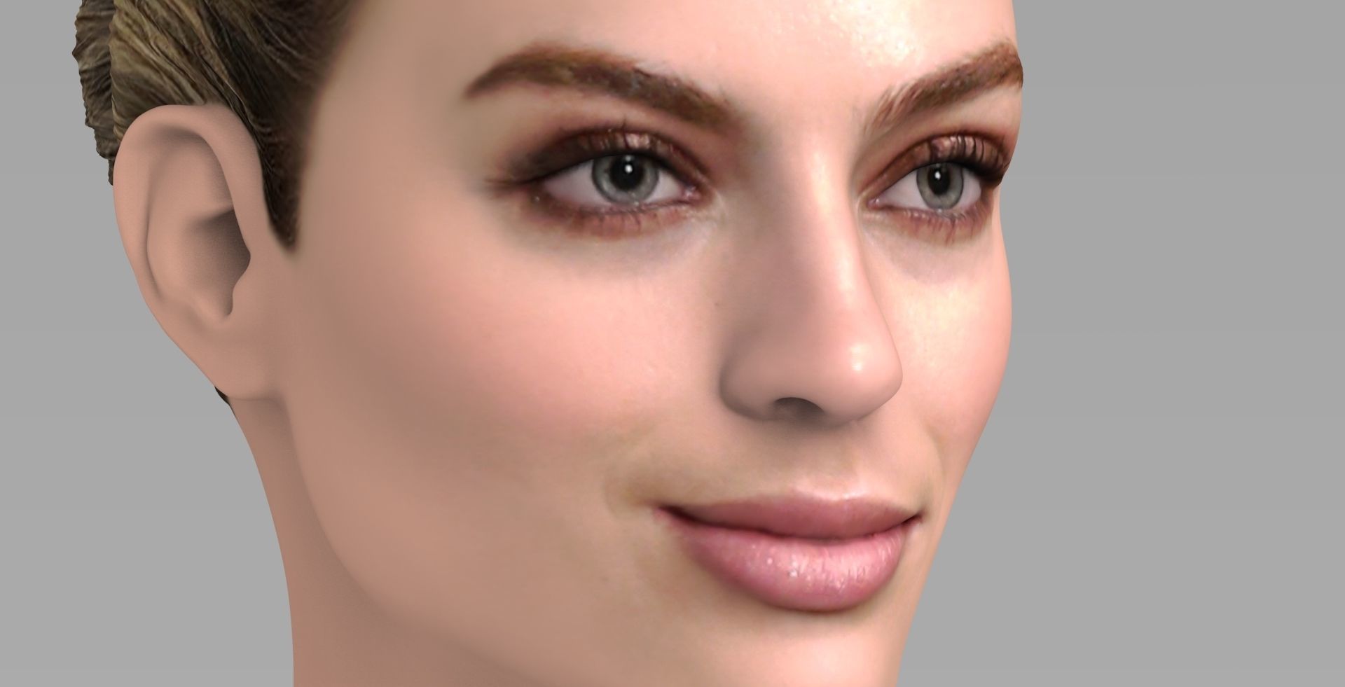 Margot Robbie 3D model_14