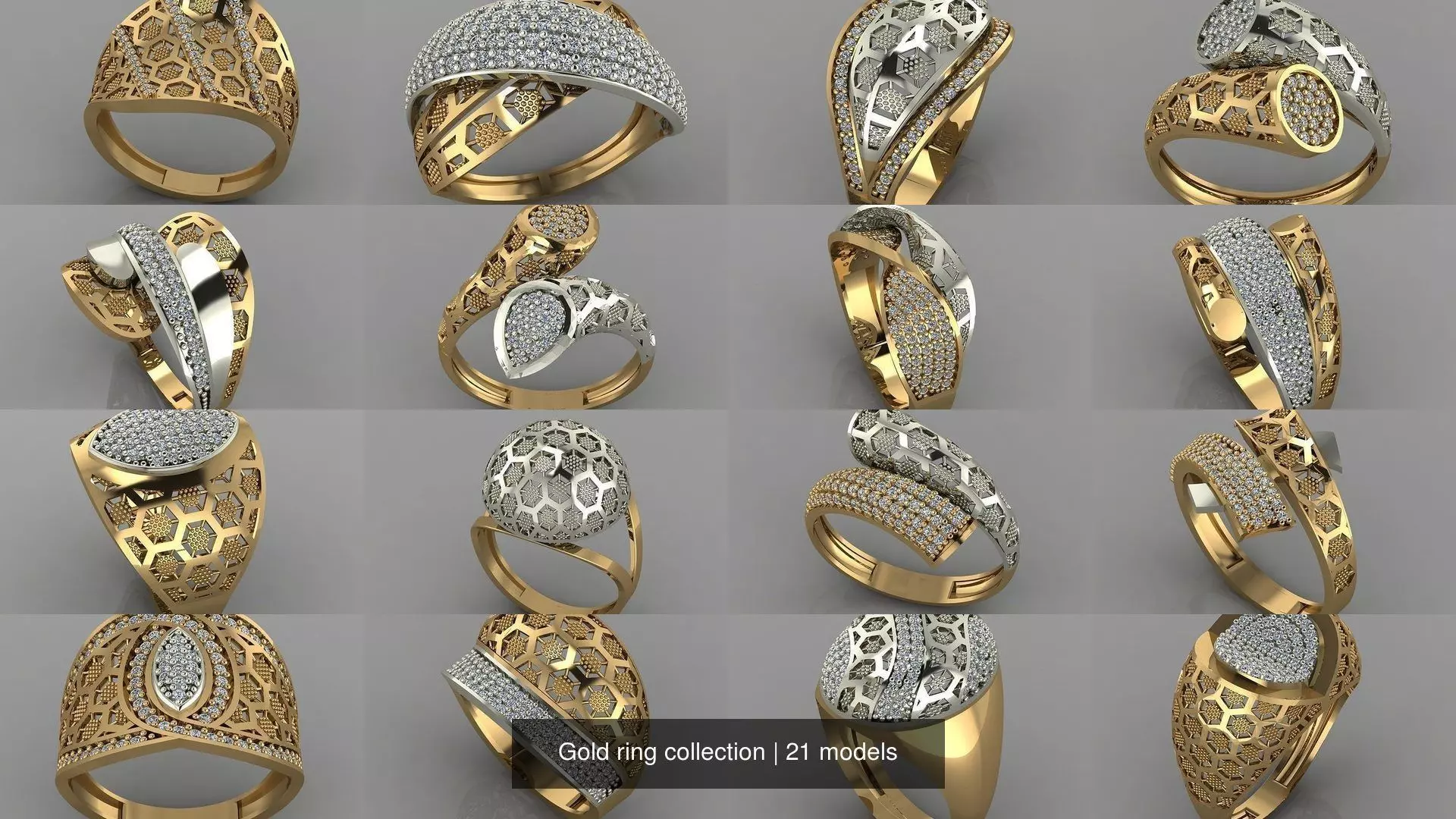 Gold ring collection _0