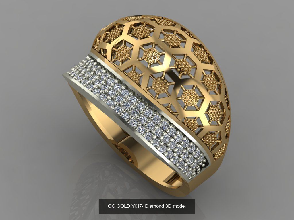 Gold ring collection _16