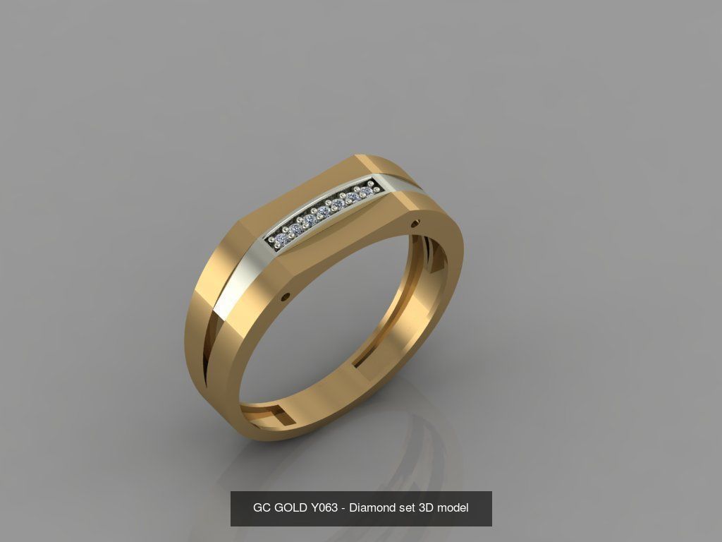 Gold ring collection _21