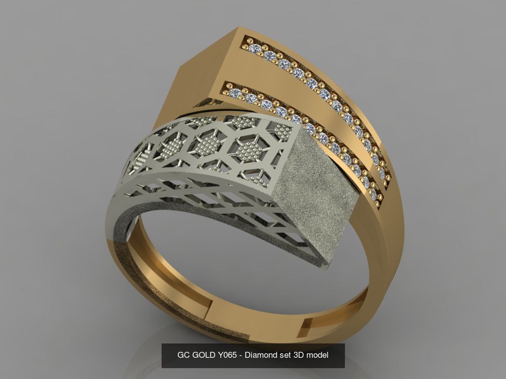 Gold ring collection _23