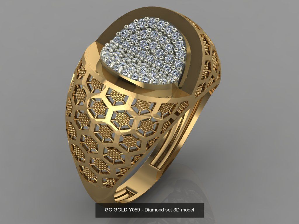 Gold ring collection _18