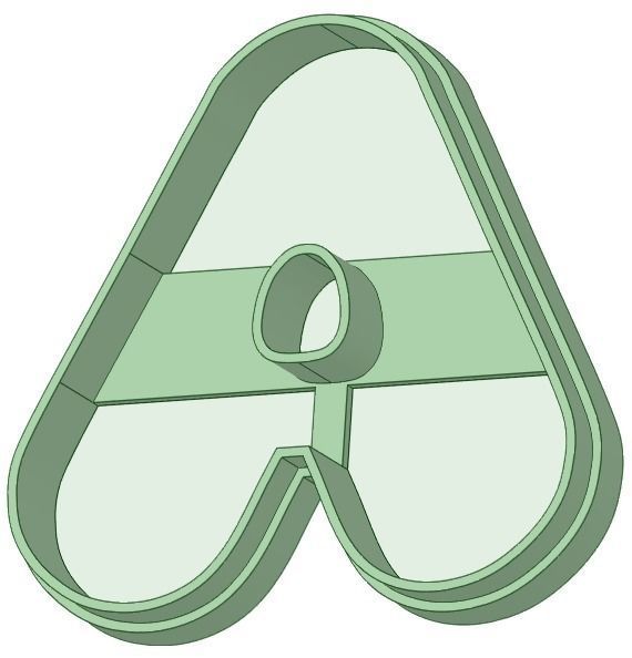 Abcdario fondant 5 cm completo 3D print model_1