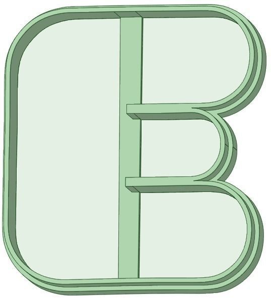 Abcdario fondant 5 cm completo 3D print model_4