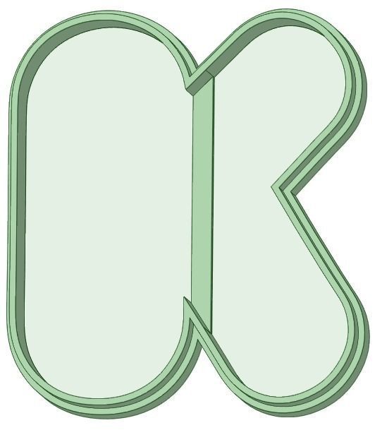 Abcdario fondant 5 cm completo 3D print model_12