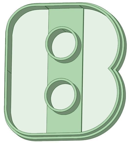 Abcdario fondant 5 cm completo 3D print model_2