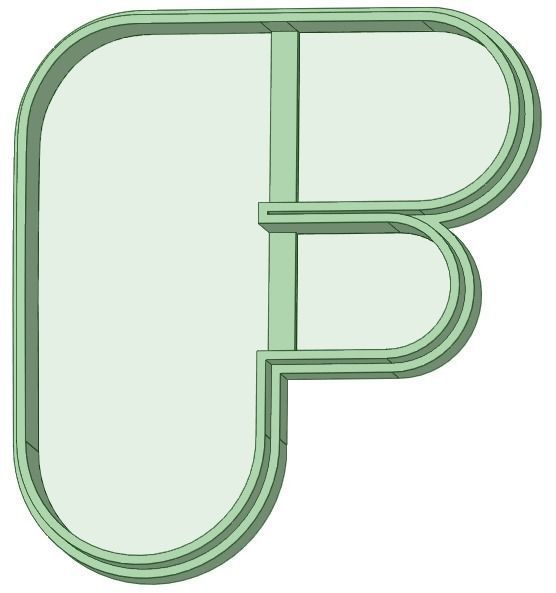 Abcdario fondant 5 cm completo 3D print model_6